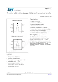 TS9511IYLT Datasheet Copertura