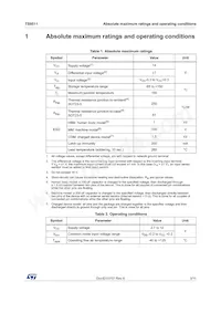 TS9511IYLT Datasheet Pagina 3