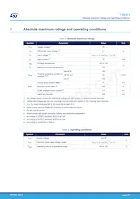 TSB572IST Datasheet Pagina 3