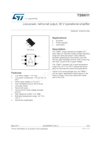 TSB611ILT Datasheet Cover