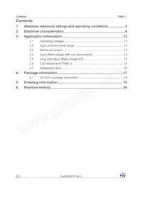 TSB611ILT Datasheet Page 2