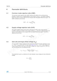 TSC101BIYLT Datasheet Page 11