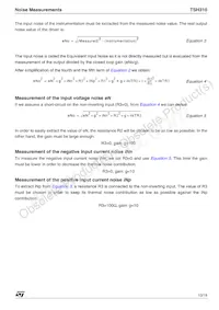 TSH310ID Datasheet Page 13