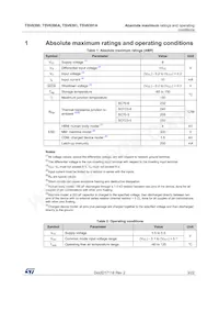 TSV6390AILT Datasheet Pagina 3