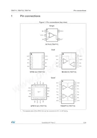 TSV714IPT Datasheet Pagina 3