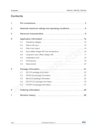 TSV731ICT Datasheet Page 2