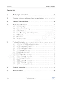 TSV854IQ4T Datasheet Pagina 2