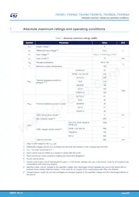 TSV994ID Datasheet Page 2