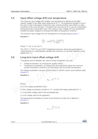 TSX712IYST Datasheet Page 18