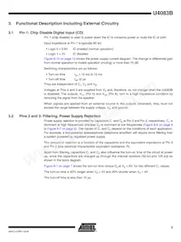 U4083B-MFPY 19 Datasheet Page 3
