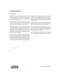 ZXCW8100S28TC數據表 頁面 2