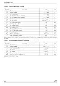 74VCX1632245LBR Datasheet Page 4