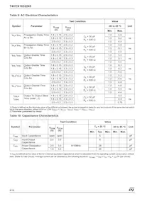 74VCX1632245LBR Datasheet Page 8