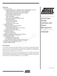 AT83C24-TISIL Datenblatt Cover