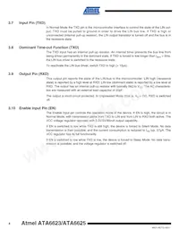 ATA6625-TAQY 19 Datasheet Pagina 4