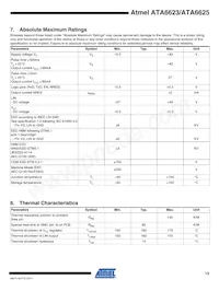 ATA6625-TAQY 19 Datenblatt Seite 13