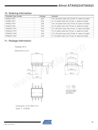 ATA6625-TAQY 19 Datenblatt Seite 21