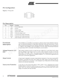 ATA6660-TAQY 19 Datasheet Pagina 2