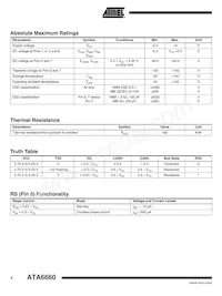 ATA6660-TAQY 19 Datasheet Page 4