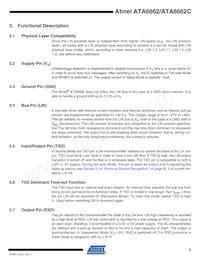 ATA6662-TAQY 19 Datasheet Pagina 3