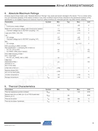 ATA6662-TAQY 19 Datasheet Pagina 9