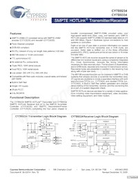 CY7B9234-270JXCT Datenblatt Cover