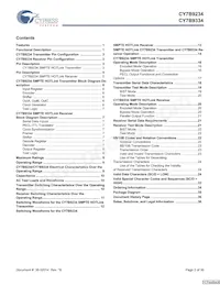 CY7B9234-270JXCT Datasheet Pagina 2