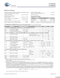 CY7B9234-270JXCT Datasheet Pagina 9