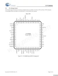 CY7C68000-56LFXCT Datasheet Pagina 3