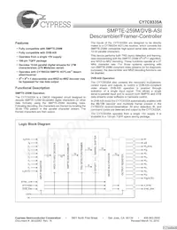 CY7C9335A-270AXCT Datenblatt Cover