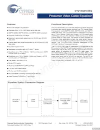 CYV15G0103EQ-LXC Datasheet Copertura