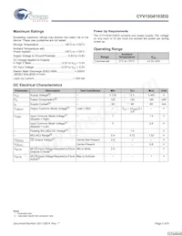 CYV15G0103EQ-LXC Datasheet Page 5