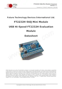 FT2232H-56Q MINI MDL Datasheet Cover
