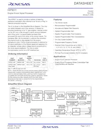 HIP9011ABT Datasheet Cover