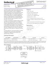 HSP43124SC-45Z Datenblatt Cover