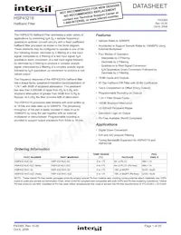 HSP43216JC-52Z Datasheet Copertura