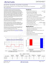 ISL32478EIBZ-T7A Datasheet Copertura