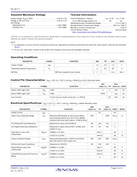 ISL36111DRZ-TS Datasheet Page 3