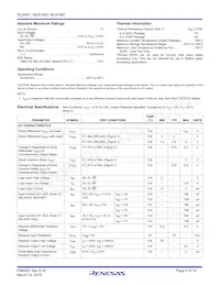 ISL8487IBZ-T Datasheet Page 4