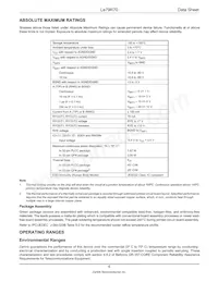 LE79R70-1FQCT Datasheet Page 6