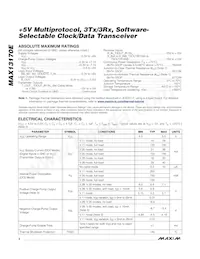 MAX13170ECAI+T Datasheet Pagina 2