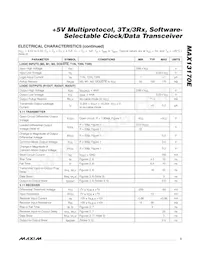 MAX13170ECAI+T Datasheet Pagina 3