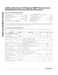 MAX13342EEBC+T Datasheet Pagina 2