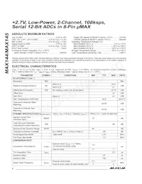 MAX1456CWI+T Datasheet Pagina 2