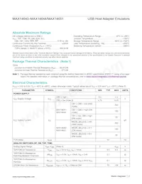 MAX14641ETA+TGH7 Datasheet Pagina 2