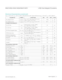 MAX14641ETA+TGH7 Datasheet Page 3