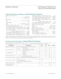 MAX244CQH+DG002 Datasheet Page 5