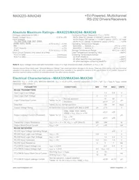 MAX244CQH+DG002 Datasheet Page 8