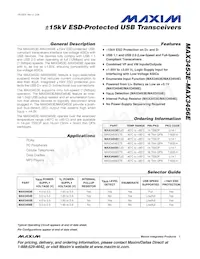 MAX3454EETE+T Datasheet Copertura