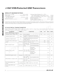 MAX3454EETE+T Datasheet Pagina 2